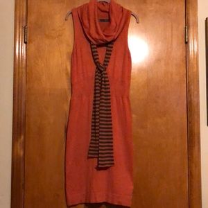 Cowl Neck Sweater Dress